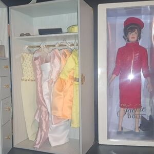 Jackie doll and wardrobe closet full of new outfits and more